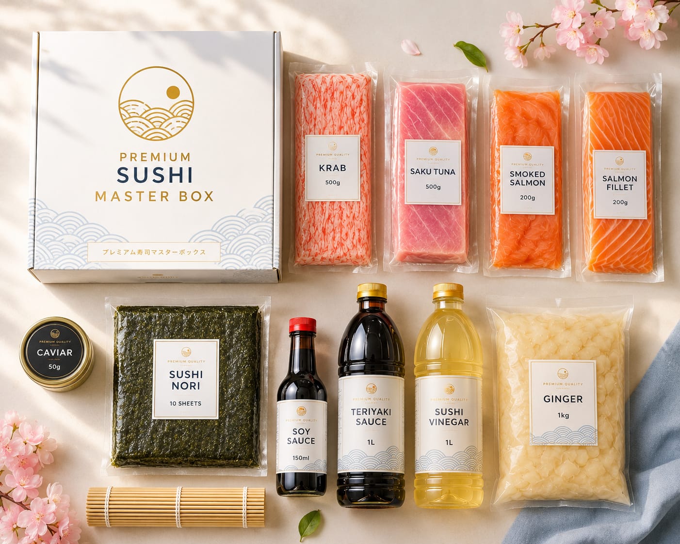 🍣 Premium Sushi Master Box